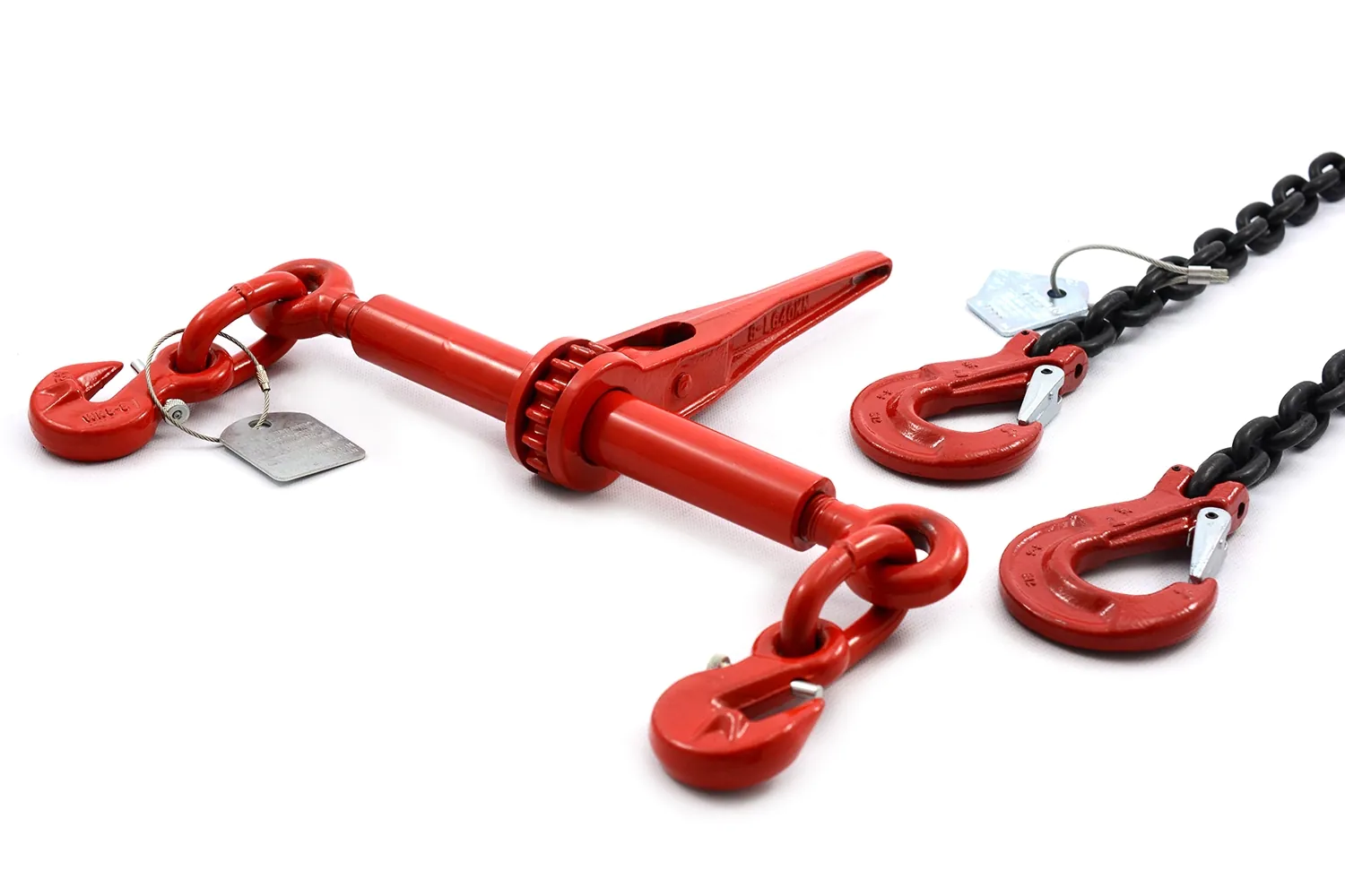 Zurrkette + Ratschenlastspanner - 2-teilig - G8 Zurrkette + Ratschenlastspanner - 2-teilig - G8
