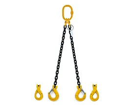 Anschlagketten 2-strängig G8 Anschlagkette - 2,8t - 8mm - 2-strängig - Ohne Verkürzungshaken - G8 - Haken Ihrer Wahl Anschlagketten 2-strängig G8 Anschlagkette - 2,8t - 8mm - 2-strängig - Ohne Verkürzungshaken - G8 - Haken Ihrer Wahl