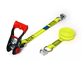 Airlineschiene & Zubehör Spanngurt - 800kg - 3,5m - 25mm - 2-teilig - Airlineschiene - Gelb
