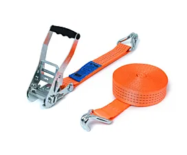 Alle Spanngurte 50mm Spanngurt - 4T - 9m - 50mm - 2-teilig - Spitzhaken - Orange Alle Spanngurte 50mm Spanngurt - 4T - 9m - 50mm - 2-teilig - Spitzhaken - Orange
