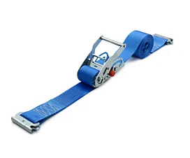 2T - Endbeschlag Spanngurt - 2T - 3,5m - 50mm - Schieberatsche und Endbeschlag - Blau 2T - Endbeschlag Spanngurt - 2T - 3,5m - 50mm - Schieberatsche und Endbeschlag - Blau