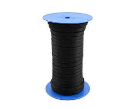 Alle Polyester Meterwaren Polyesterband 10mm - 450kg - Spule - Schwarz