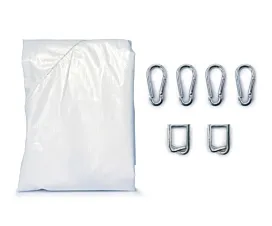 Alle Lashingartikel Safety sheet, 4 Karabiner und 2 Schnallen - Set Alle Lashingartikel Safety sheet, 4 Karabiner und 2 Schnallen - Set
