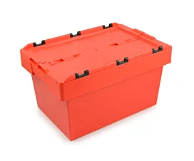 Alle Aufbewahrungsboxen Stapelbare Aufbewahrungsbox mit Deckel - 60x40x34cm - Rot Alle Aufbewahrungsboxen Stapelbare Aufbewahrungsbox mit Deckel - 60x40x34cm - Rot
