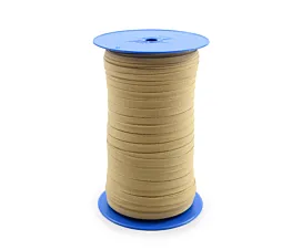 Alle Baumwollbänder Baumwollband 10mm - Champagnerfarbe - 100m, 250m