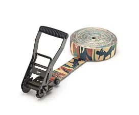 Spanngurte 50mm - nach Maß Spanngurt - 5T - 50mm - 1-teilig - Ratsche - Camouflage + eigenes Etikett Spanngurte 50mm - nach Maß Spanngurt - 5T - 50mm - 1-teilig - Ratsche - Camouflage + eigenes Etikett