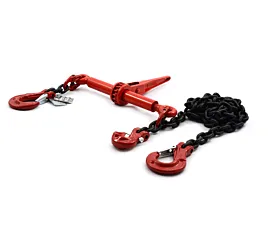 Zurrkette + Spanner - 1-teilig - G8 Zurrkette mit Ratschenlastspanner - 1-teilig - 8mm - 4000kg - G8 - Standard Zurrkette + Spanner - 1-teilig - G8 Zurrkette mit Ratschenlastspanner - 1-teilig - 8mm - 4000kg - G8 - Standard