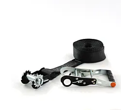 Alle schwarzen Spanngurte Spanngurt - 5T - 50mm - 1-teilig mit Ratsche + abnehmbaren Ratschenhebel - Schwarz + eigenes Etikett Alle schwarzen Spanngurte Spanngurt - 5T - 50mm - 1-teilig mit Ratsche + abnehmbaren Ratschenhebel - Schwarz + eigenes Etikett