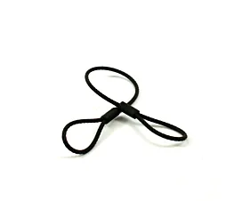 Schwarze Stahlseile - 3mm Schwarze Stahlseile 3mm - 2 Ösen - 55kg Schwarze Stahlseile - 3mm Schwarze Stahlseile 3mm - 2 Ösen - 55kg