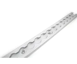 Airlineschiene & Zubehör L-Track-Schiene mit geradem Rand - 0,6m - Aluminium