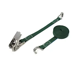 Spanngurte  25mm - nach Maß 25mm  Spanngurt - 400kg - 25mm - 2-teilig - rostfreier Spitzhaken und Ratsche - Personalisiert
