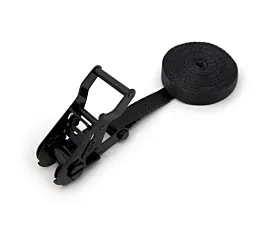 Bestseller - Blackstage Spanngurt - 1,2T - 25mm - 1-teilig - Mit Ratsche - Schwarz + eigenes Etikett