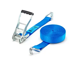 Alle Spanngurte 50mm Spanngurt - 5T - 10m - 50mm - 2-teilig mit Spitzhaken - Blau Alle Spanngurte 50mm Spanngurt - 5T - 10m - 50mm - 2-teilig mit Spitzhaken - Blau