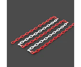 Alle Absperrungen - Warnmakierungen Absperrkette - 6mm - Rot/Weiß - 25m Alle Absperrungen - Warnmakierungen Absperrkette - 6mm - Rot/Weiß - 25m